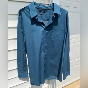 teal croft & barrow dress shirt